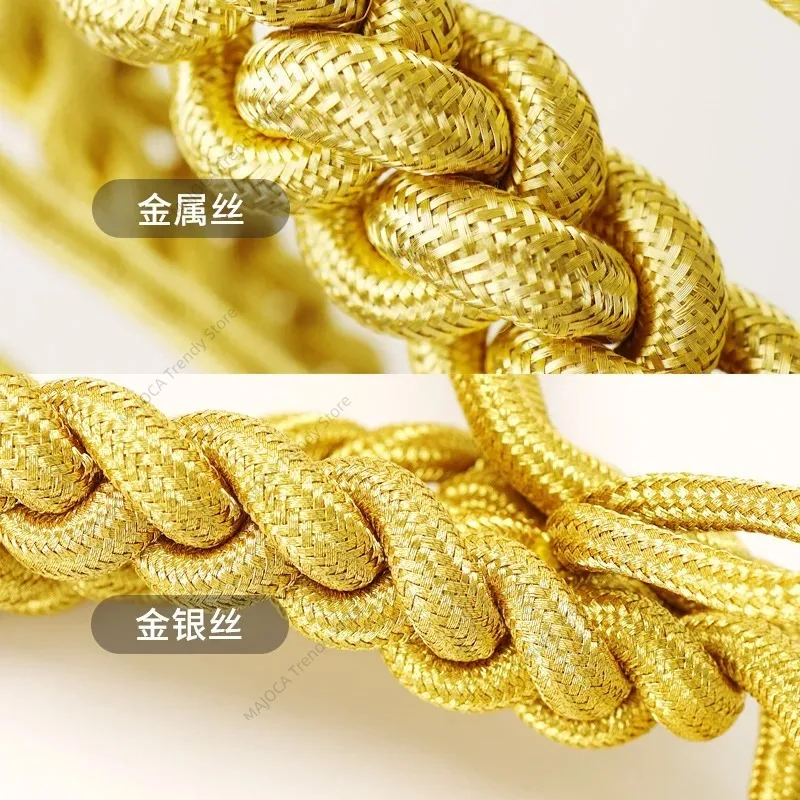 BRITISH ARMY OFFICERS DRESS UNIFORM AIGUILLETTE GOLD Silver LANYARD NO 1 DRESS Military Aguillette Aiglet Aglet