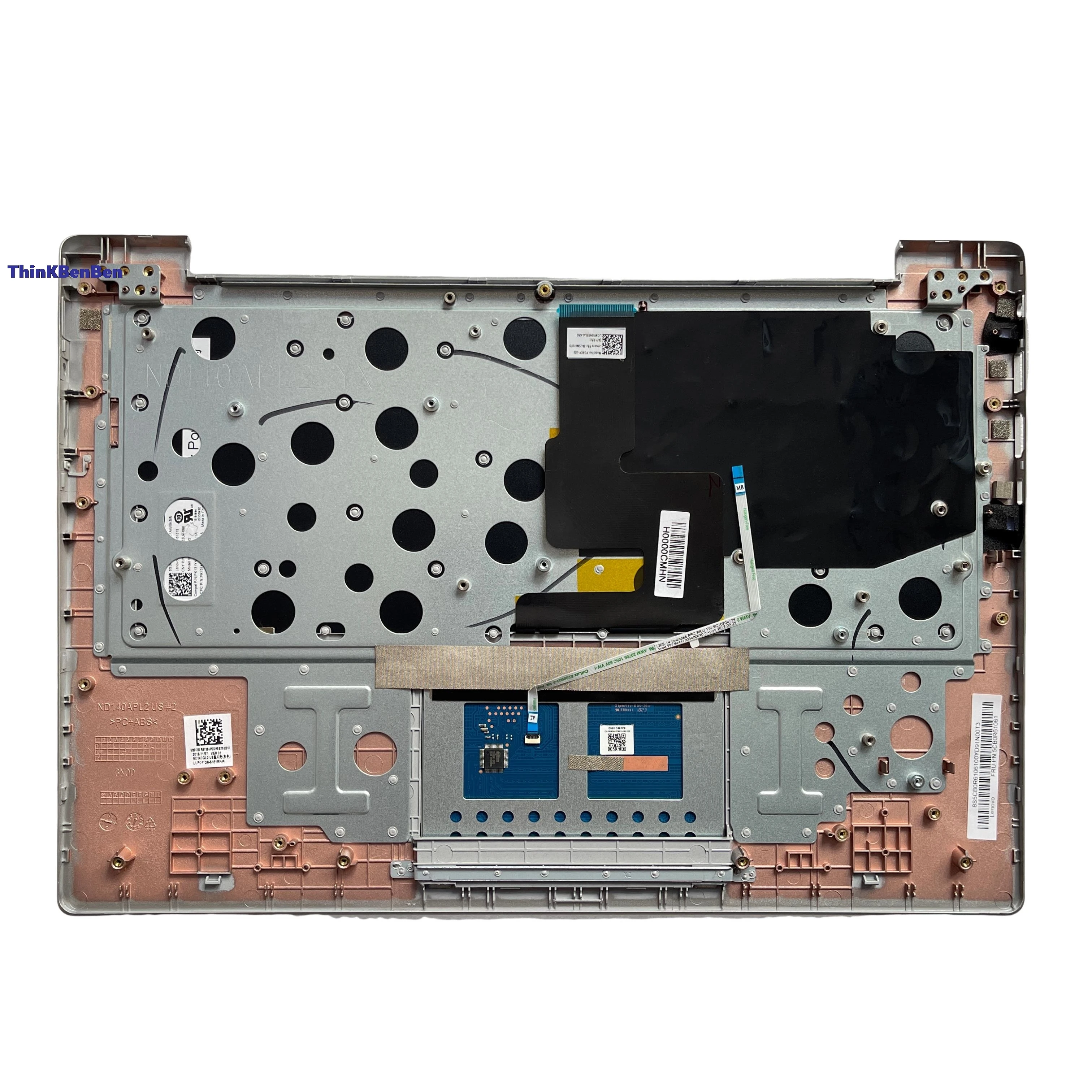 LAS اللاتينية الإسبانية الرمادية لوحة المفاتيح العلوي حافظة Palmrest شل غطاء لينوفو Ideapad S130 14 130s 14IGM 120s 14IAP 5CB0R61337 #4