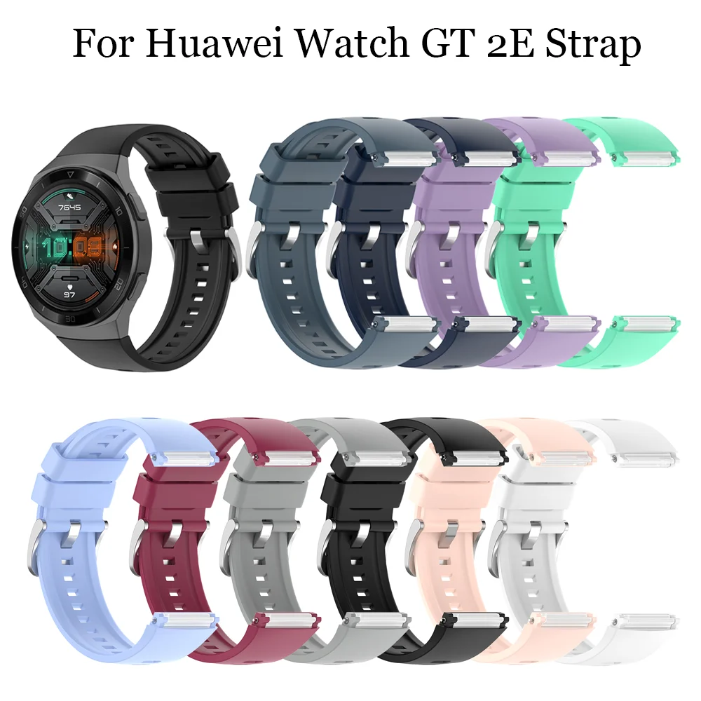 22MM Soft Silicone Watch Strap For Huawei watch GT 2e original SmartWatch band Replacement HUAWEI GT2e WristBand Bracelet Correa