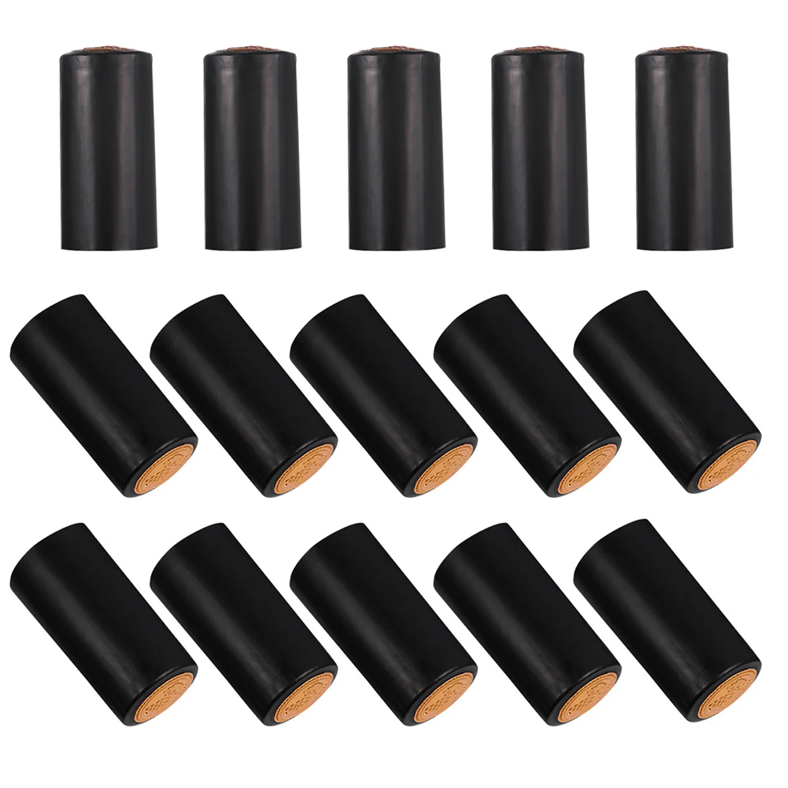 50Pcs Wine Bottle Shrink Caps Heat Shrink Capsules Suitable for Standard Bottles Wine Cellars Home Kitchen Party Favor