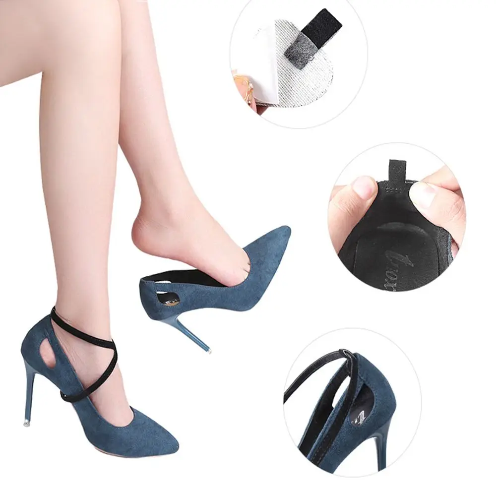 Shoelace Accessories For High-Heels Shoe Care Kit Seam Free Heel Patch Foot Shoe Heel Protectors Laces Tie Straps Band Patch