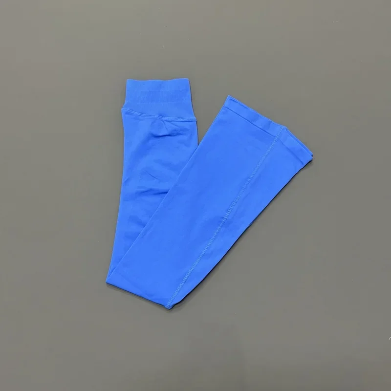 Micro Flared Leggings für Damen: Yoga-Hose mit Po-Lifting-Effekt, Bauchkontrolle, Hoher Taille, Elastisch, Weich, für Fitness, Gym, Workout und Sport – Detail 14