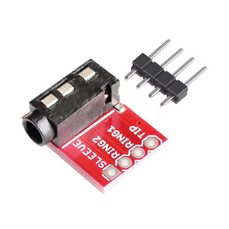 10pcs TRRS 3.5mm Audio Seat MP3 Stereo Headphone Video Microphone Interface Module Breakout Board Expansion Connector 3.5mm Jack