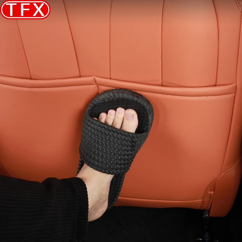 

For Changan Deepal S05 2024-2026 Car Styling Rear Seat Anti Kick Pad Interior Decoration Seat Back Anti Kick Pad Accessories