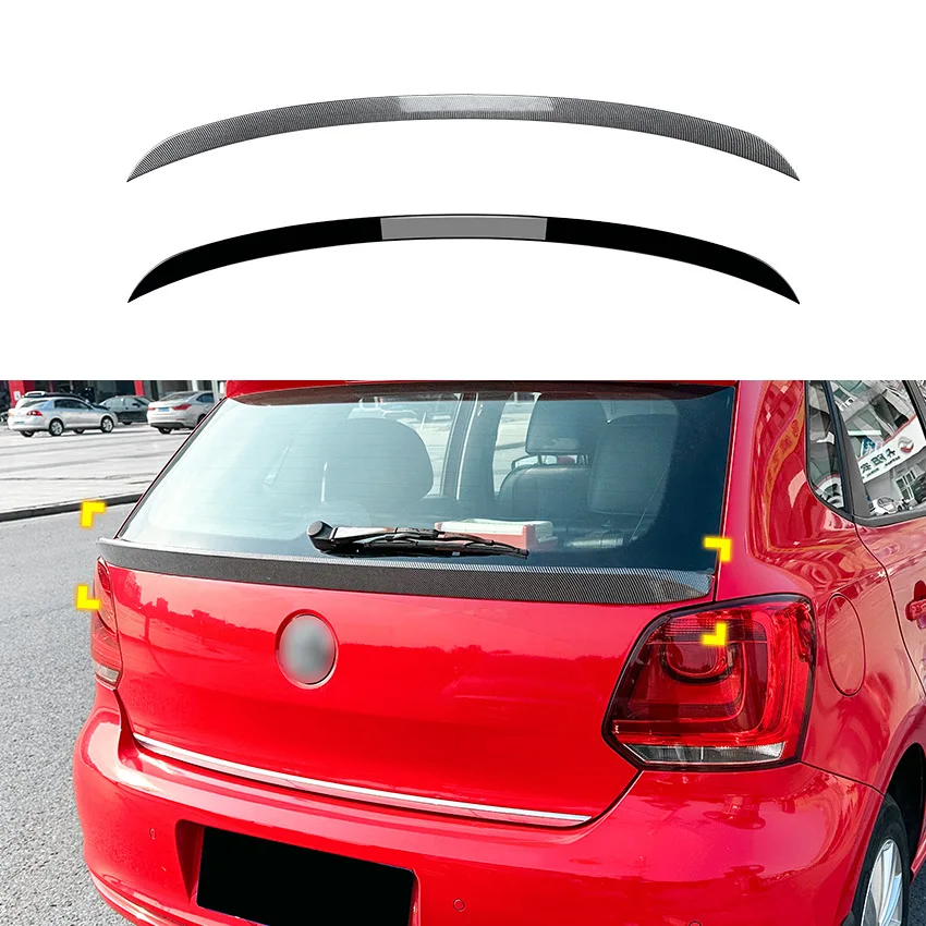 

Подходит для Volkswagen Polo 6R 6C 2009-2017 Polo Mid-wing Tail Top Wing, внешняя модификация