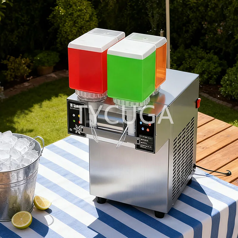 

Commercial Stainless Steel Snowflake Ice Shaving Device Four Barrel Snow Ice Machine 1200W Ice Maker Snow Shaver Machine 110V