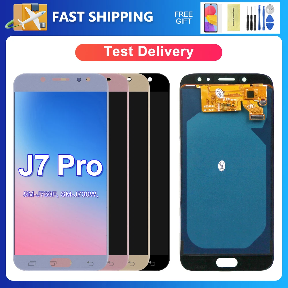 J730 For Samsung 5.5''For  J7 Pro J730F J730GM/DS J730G/DS LCD Display Touch Screen Digitizer Assembly Replacement