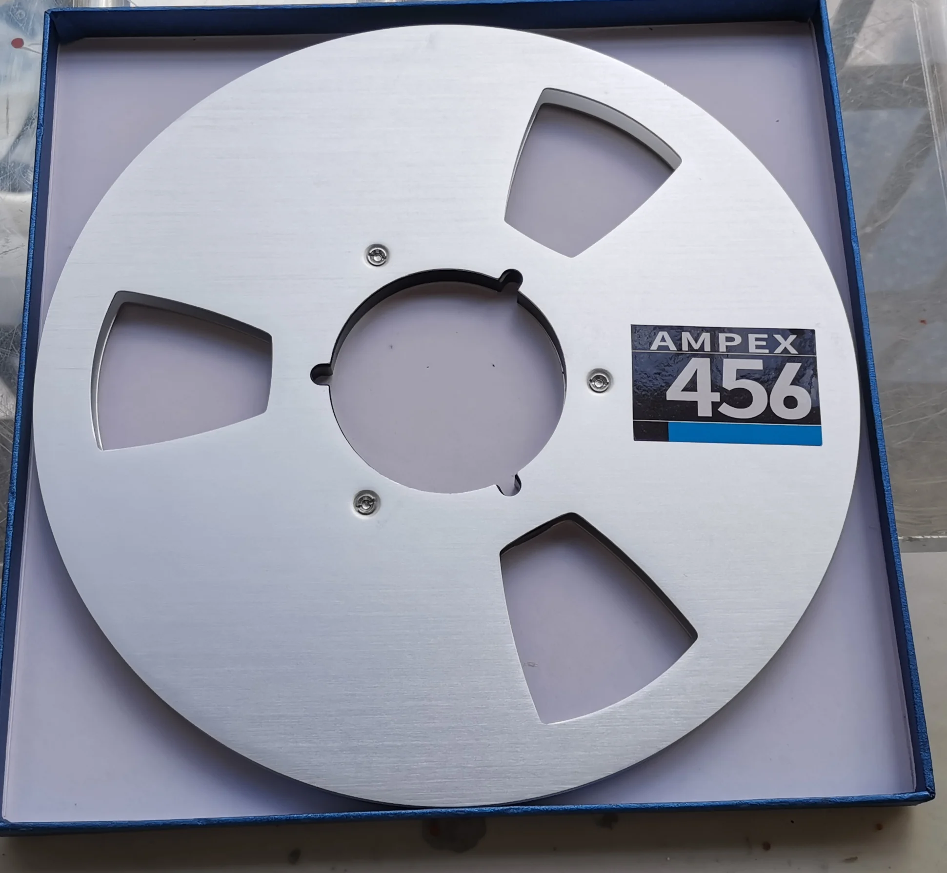 1/4 10.5 Inch Open Reel Audio Tape Empty Nab Hub Reel-To-Reel Recorders With Disk New Aluminum Accessories By AMPEX