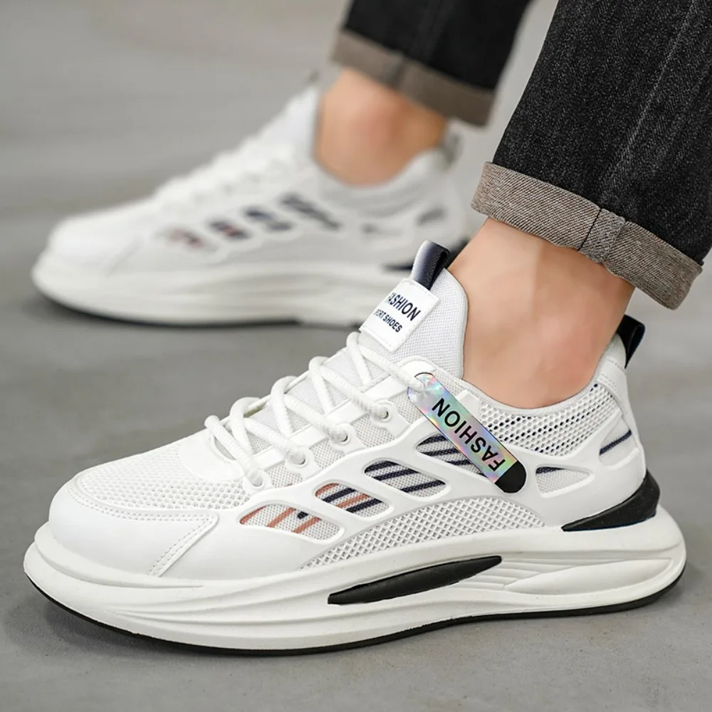 

2026 Men's Casual Running Shoes Outdoor Mesh Breathable Sneakers for Mens New Male Lightweight Shock Absorption Sports Shoes
