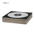 100pcs Black paper
