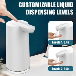 350ml Automatic Foam Gel Liquid Soap Dispenser Touchless Bathroom Smart Washing Hand Sanitizer With USB Charging Rechargeable