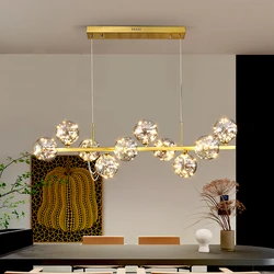 Nordic home decoration  crystal chandelier  restaurant chandelier chandelier ceiling lamp villa chandelier indoor lighting lamps