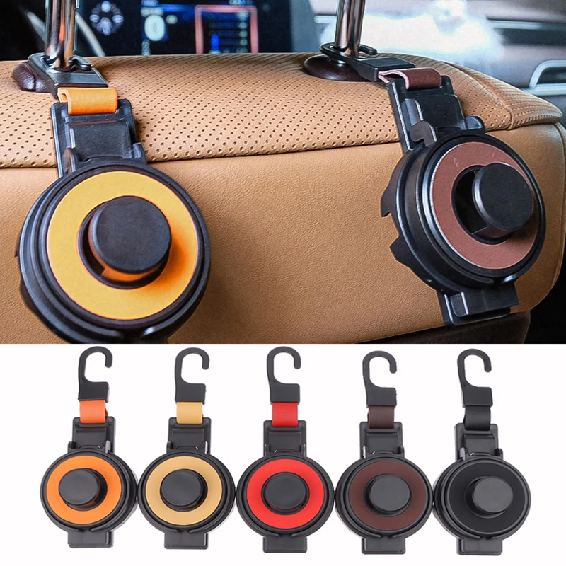 

Car Multifunctional Water Cup Holder Car Seat Headrest Hook Auto Back Seat Organizer Hanger Bag Car Storage Interior Accessories