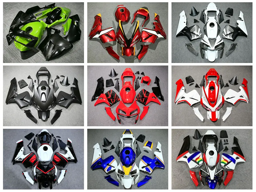 4 Gift new ABS fairing kit - suitable for Honda CBR600RR F5 models from 2003 to 2004. This accessory is customizable.