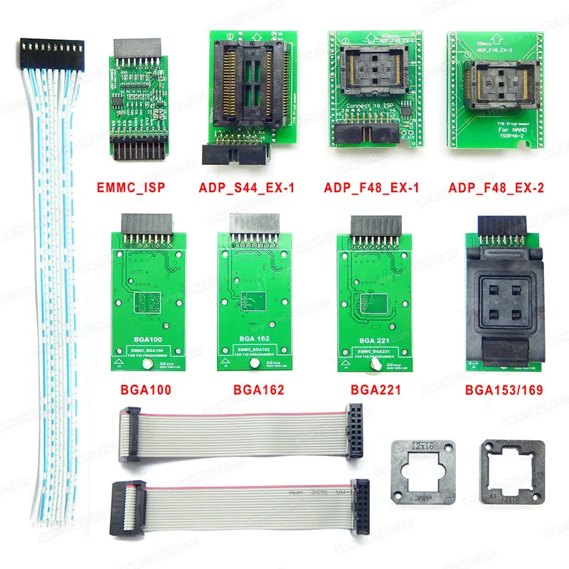 Original New  XGecu T48 Programmer Super-11adapter Support NAND/EMMC/MCU/ISP
