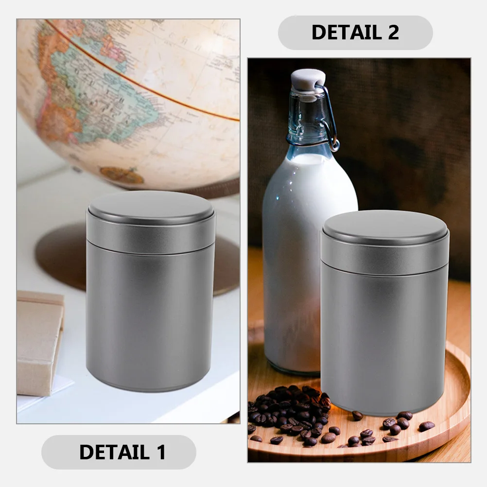 

6 Pcs Metal Can Food Containers Tinplate Tea Holder Canisters for Leaf Tins with Lids Small Cans Jar Airtight Jars