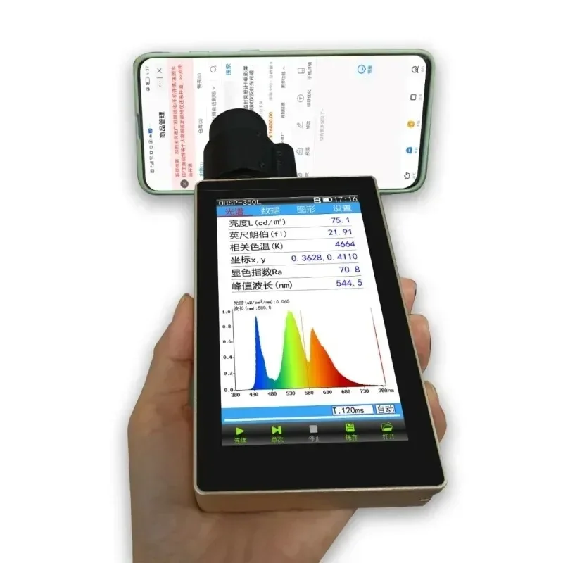 350Z radiant luminance meter fl movie screen projection OLED tester reflected light spectrometer color gamut