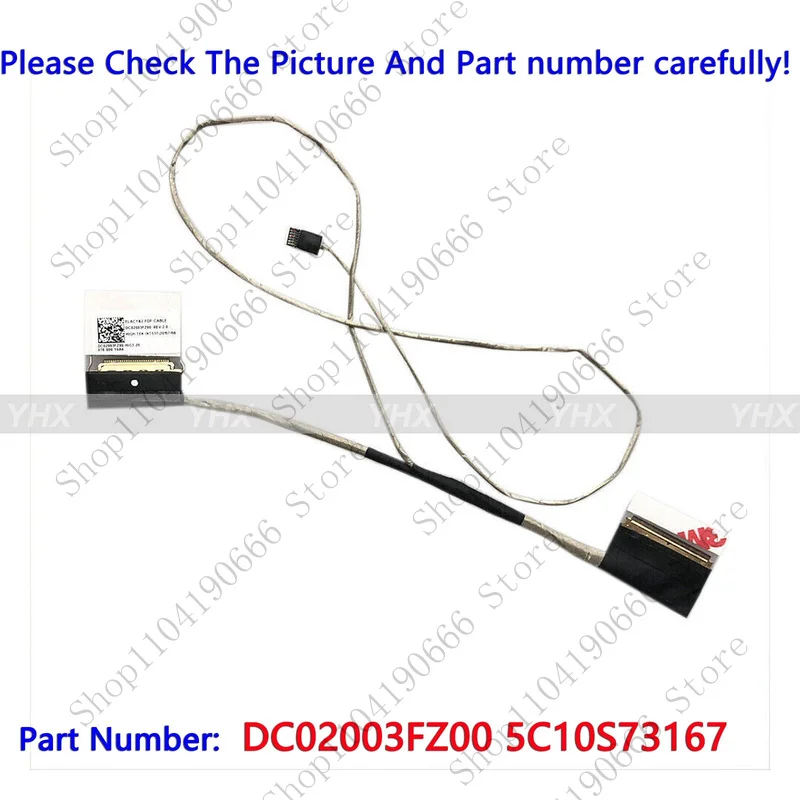 

bd New For Lenovo 14e Chromebook LCD EDP Cable 30pin DC02003FZ00 5C10S73167.