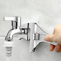 Bathroom Plumbing Wrench Short Handle Repairing Large Opening Spanner Basin Sink Multifunctional Faucet Pipe Tubing Hand Tool