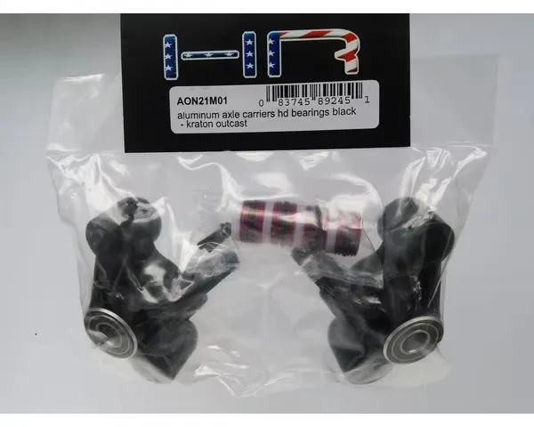 

Hot Racing heavy duty aluminum steering blocks with carbon fiber steering arms for 1/8 Arrma Kraton Notorious Outcast