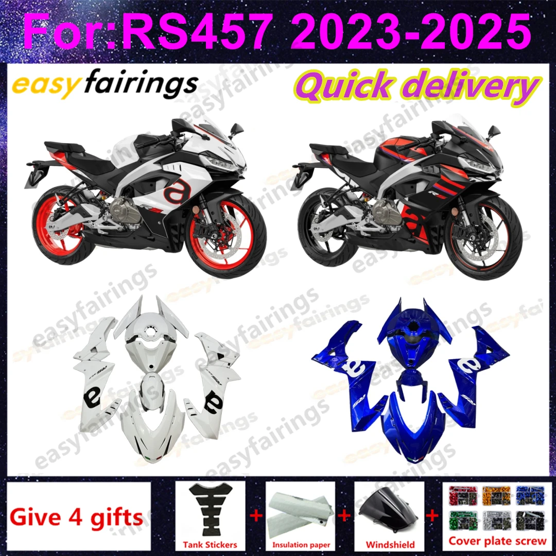 

fairings kits Fit For Aprilia RS457 2024 - 2025 RS 457 Motorcycle Plastic Shell Fairing Bodywork Kit Accessories easyfairings