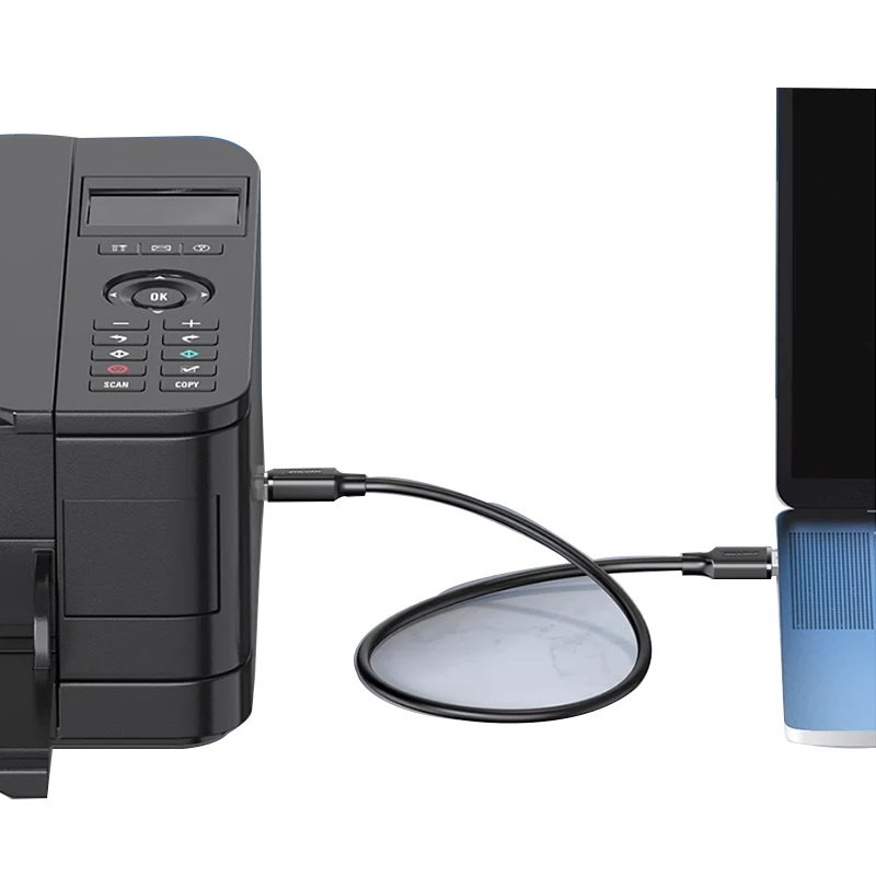 Compatible USB Cable For EPSON L4168 L4166 L4266 L4267 L4269 L4263 L4160 L4165 L485 L455 Extended Length Computer Connection