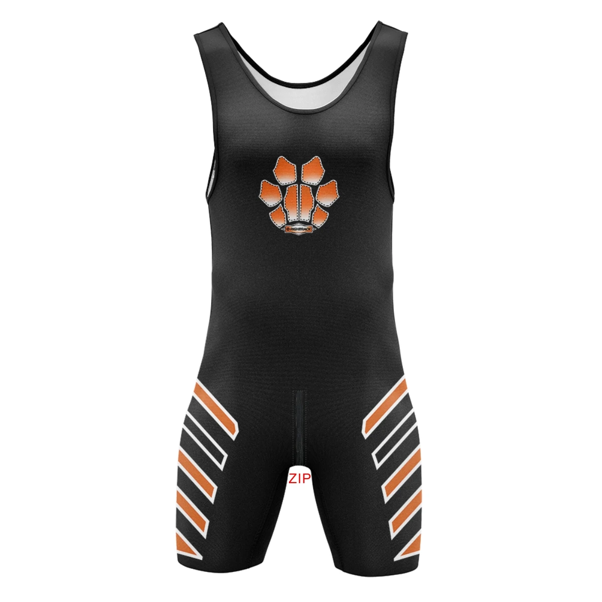 Mens Wrestling Singlets Front And Back Zipper SexyMan Bodysuits RT One-Piece Undershirts Powerlifting Sleeveless Sleepwear image 3