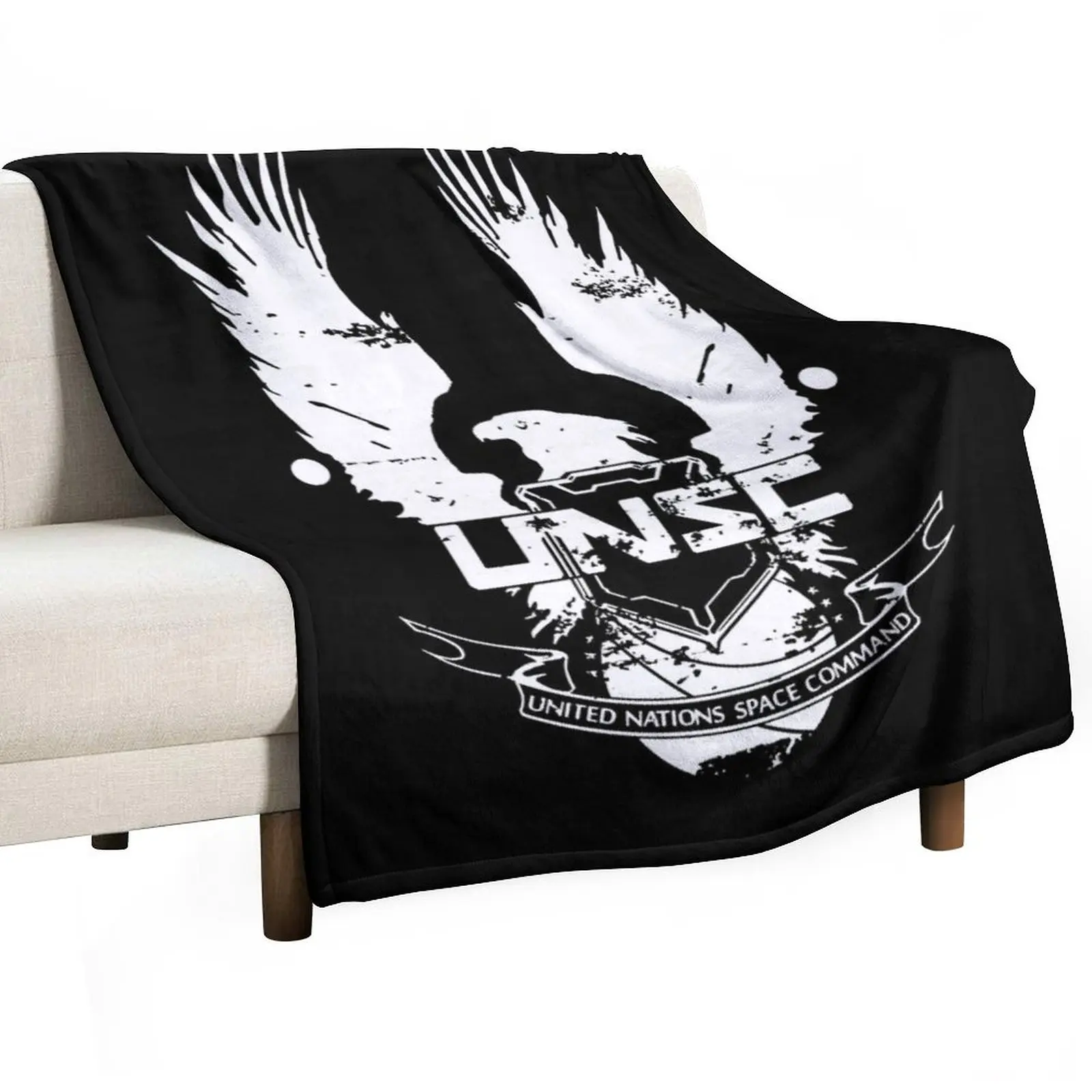 

Halo UNSC Worn Logo High Quality Throw Blanket Sofa Weighted Decorative Beds Blankets