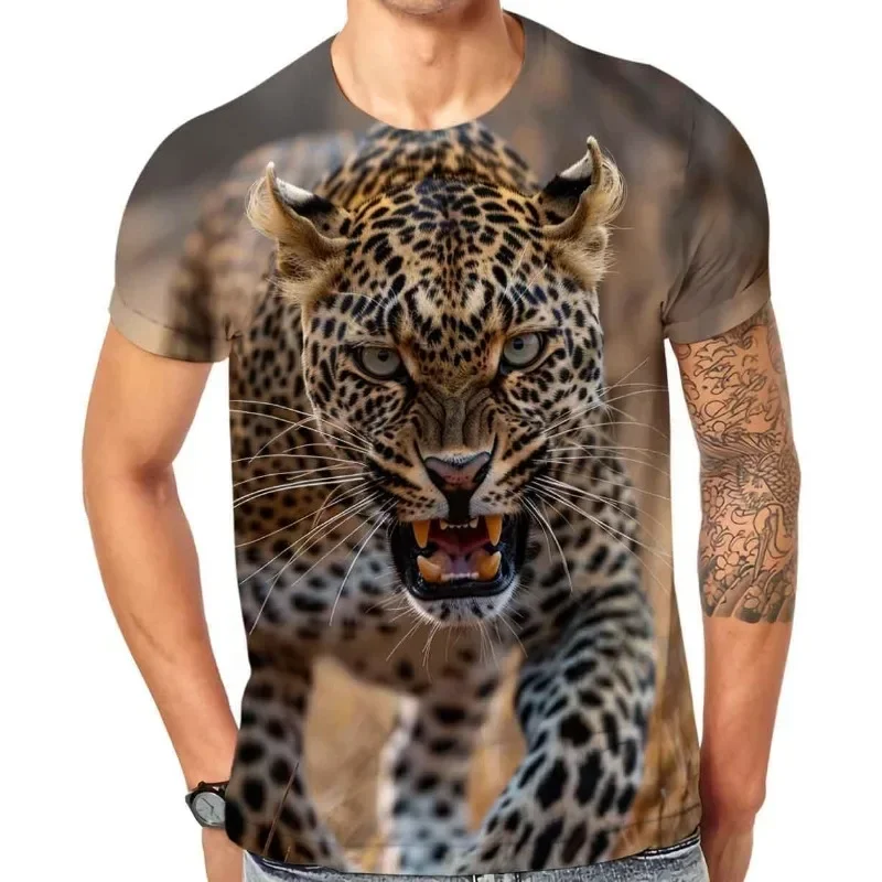 24/25 летние новые мужские персонализированные крутые модные футболки с 3D принтом и тигром, топы для мужчин и женщин, детские забавные футболки 100-6XL