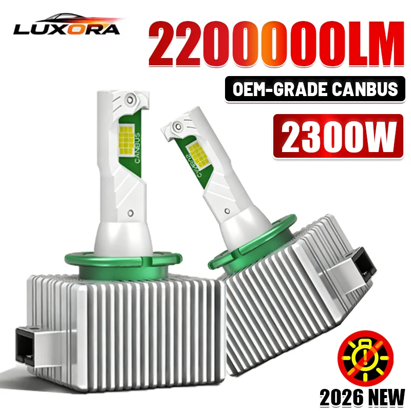 

D Series D1S D3S Led Headlight HID 1:1 D1R D3R 12V 24V Canbus Led Xenon Bulbs D8 Auto Light 9388 CSP Chip 6500K 2300W Plug&Play