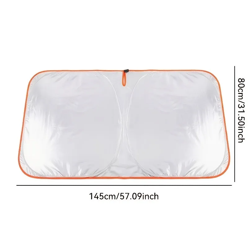 Car front windshield shade, protect the interior of the car, effectively block the sun, suitable for cars, SUVs - view 3