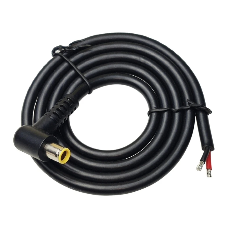 DC7909 alimentação 8 mm plugue macho para fio desencapado reparo fonte alimentação extremidade aberta