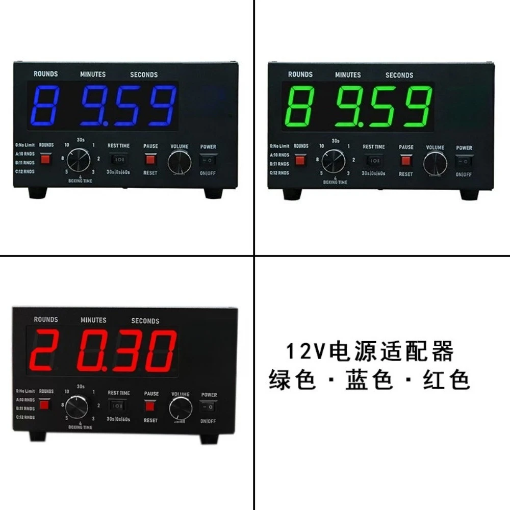 Boxing Fighting Training Timer Sports Fitness Stopwatch for Gym Workout Running Cycling