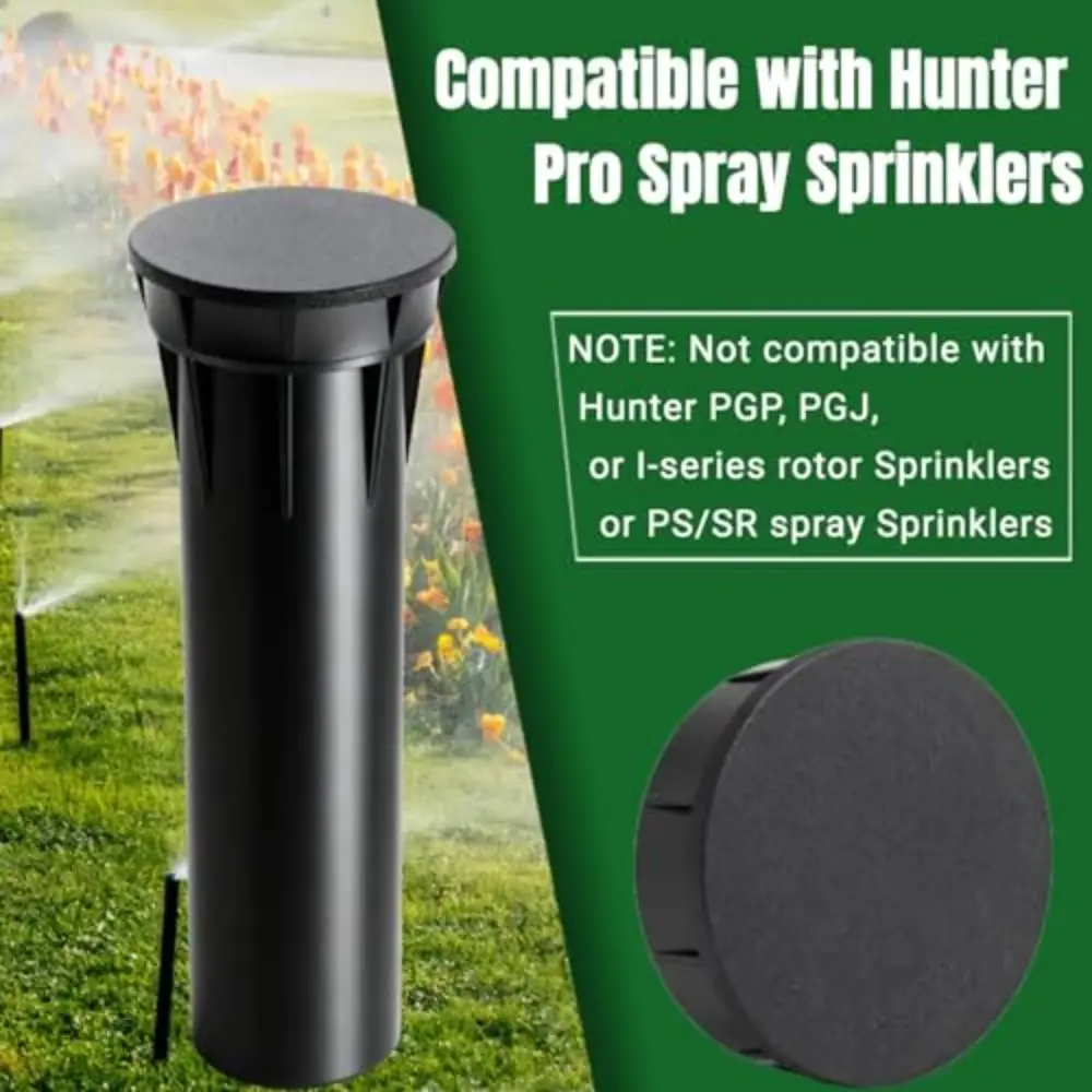 4/6PCS UV-Resistant ABS Sprinkler Head Caps Compatible Preventing Blockage Strong Weather Resistance Sprinkler Nozzle Cover