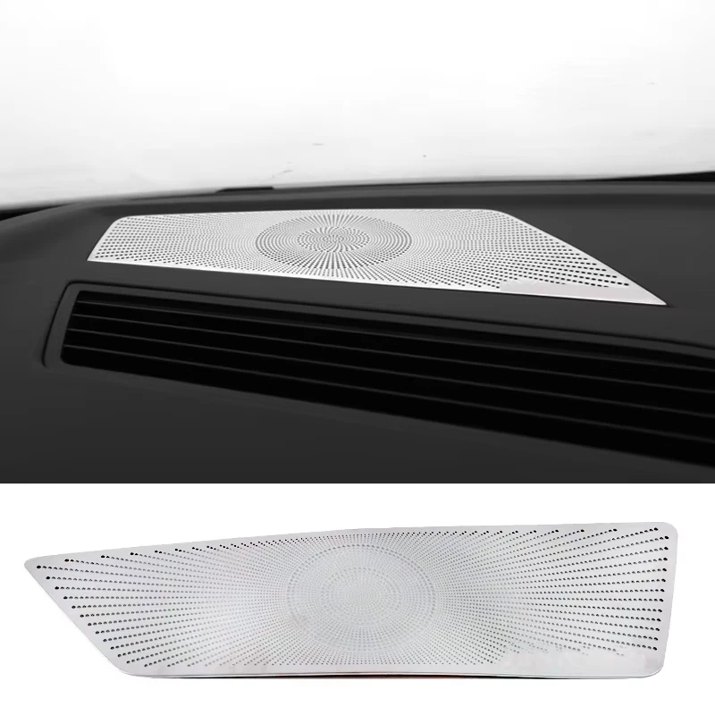 For VW Volkswagen Arteon 2017 2018 2019 2020 Car Door Loudspeaker Sound Chrome Speaker Cover Trim Frame Sticker Interior