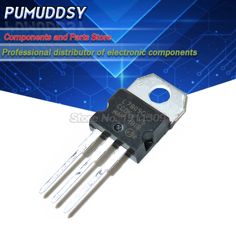 10PCS L7809CV L7809 KA7809 MC7809 Voltage Regulator 9V 1.5A TO-220 IC