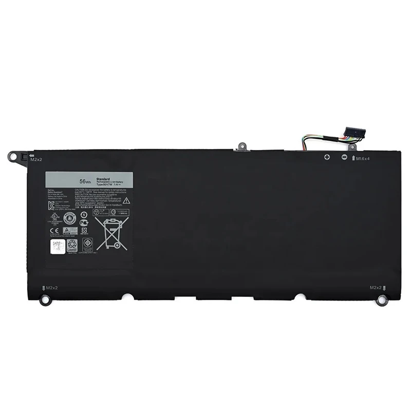 

90V7W Laptop Battery for DELL XPS 13 9343 XPS13 9350 8350 13D-9343 P54G JD25G 0N7T6 5K9CP DIN02 RWT1R 0DRRP 7.4V 56Wh/7360mAh