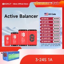 Daly Active Balancer 4S LifePo4 Balancer LTO 6S Li-ion Balance Board 3S 4S 7S 8S 24V 10S Battery Equalizer 3.2V 3.7V 100A BMS