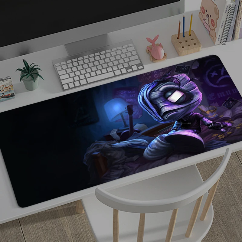 

Gaming Mouse Pad League of Legends Amumu Accessories Office Gamer Keyboard Desk Mat Non-Slip ground mat Large PC carpet Mousepad