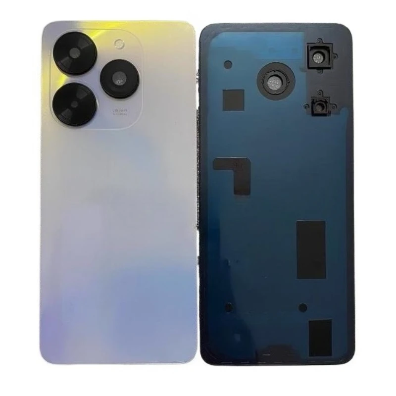 New For Tecno Spark Go 2024 BG6 Back Cover  Battery Cover Rear  Panel Housing Case With Camera Lens Repair Parts
