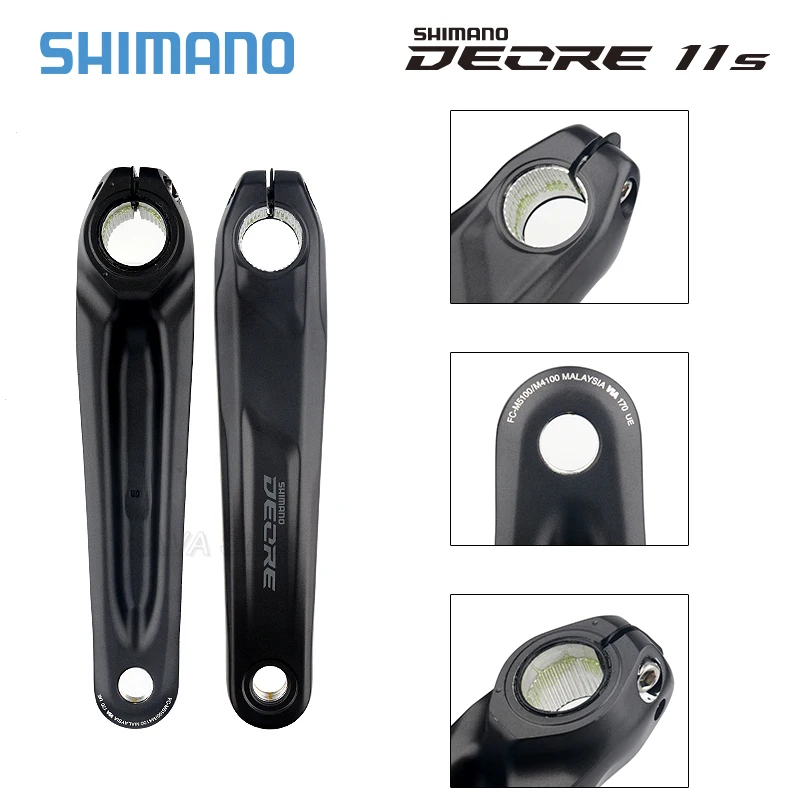 Shimano Deore-Pédalier VTT David M5100, Pignon VTT 10S 11S, Pédalier Vélo Astronomique, 175mm, 170mm, 32T, BB52, M500, M501