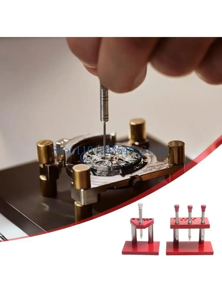 02DC Reliable Iron Watch Repair Tool Suitable For Precise Pin Pressing Protects Watch Internal Both Home And Professional Use