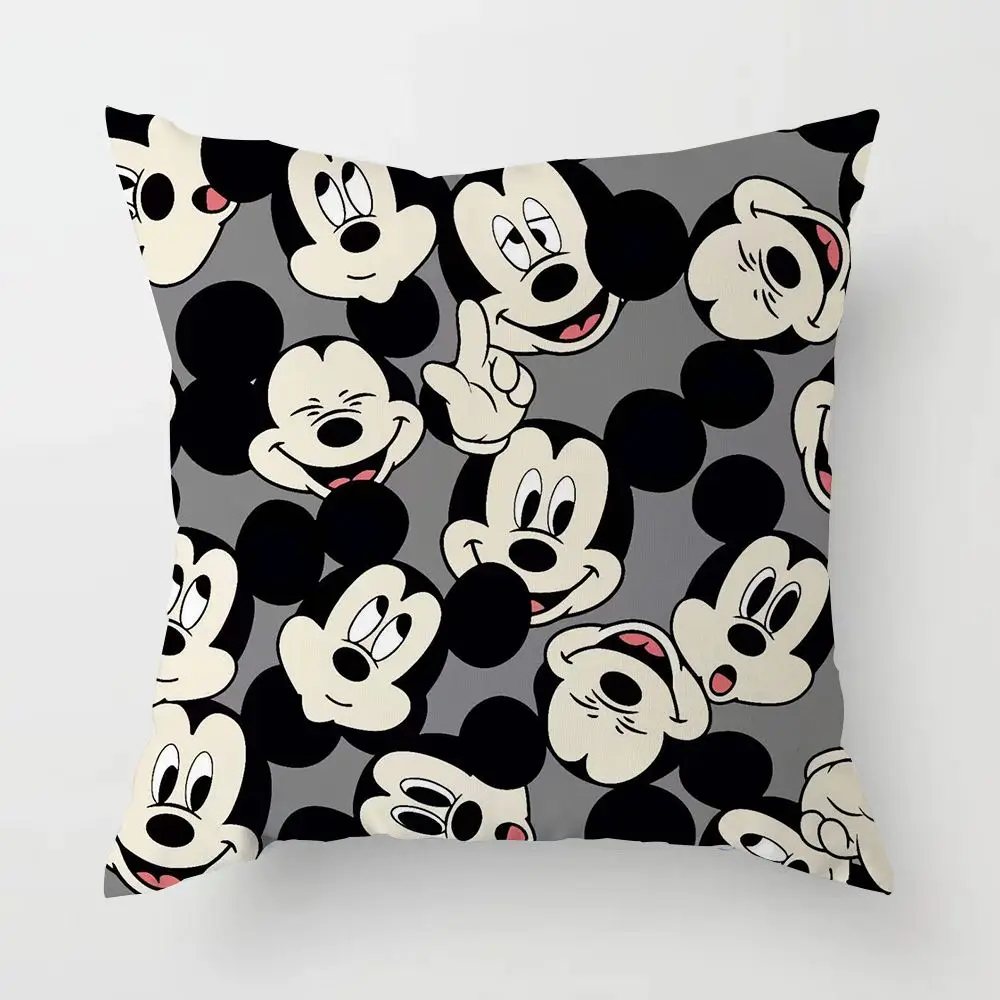 

New Ins style Disney Mickey Mouse single-sided pillowcase, car sofa headboard cushion cover, student birthday gift