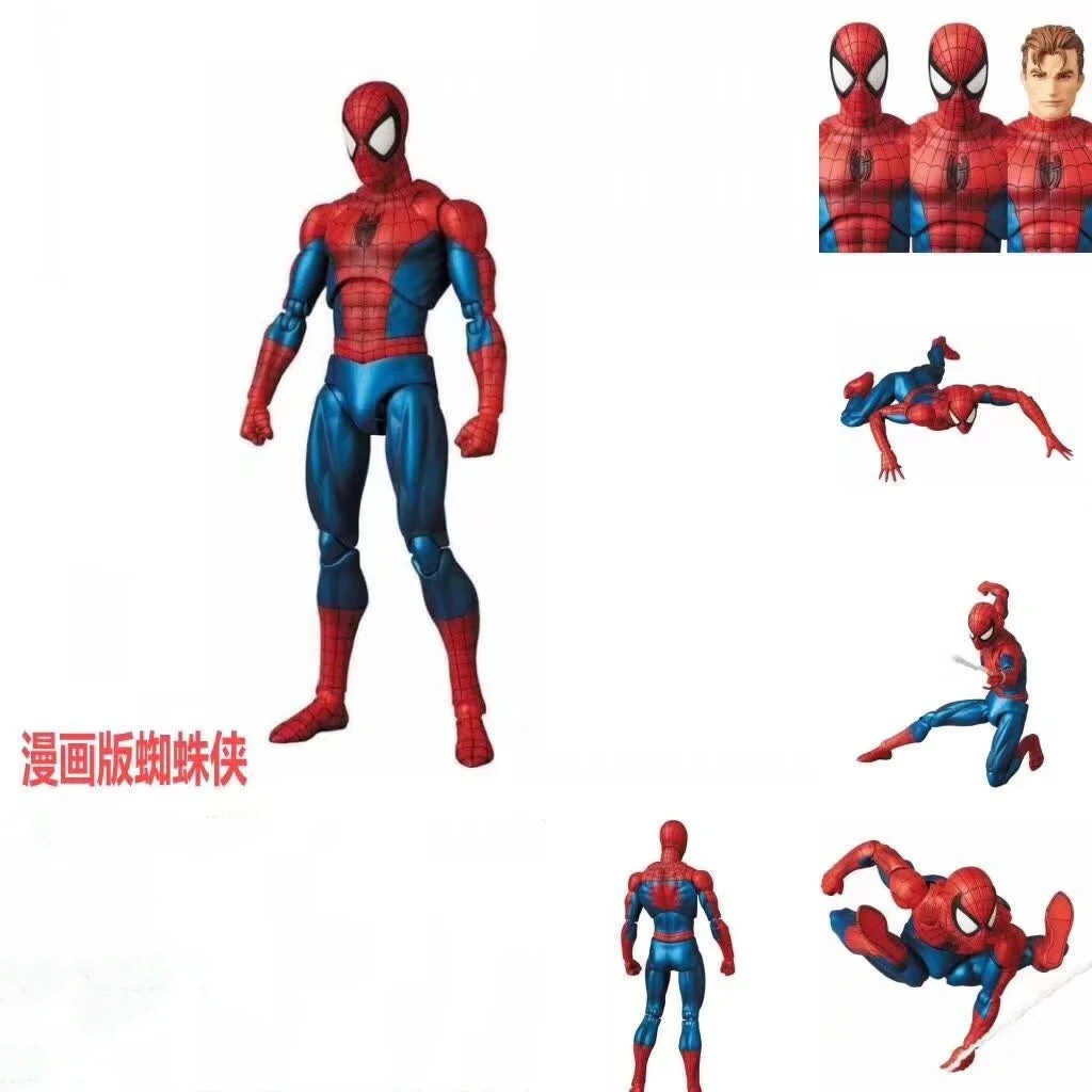 Novo 16cm anime homem-aranha mobilidade conjunta figura de ação pvc modelo estátua brinquedos boneca decoração de mesa ornamento presentes