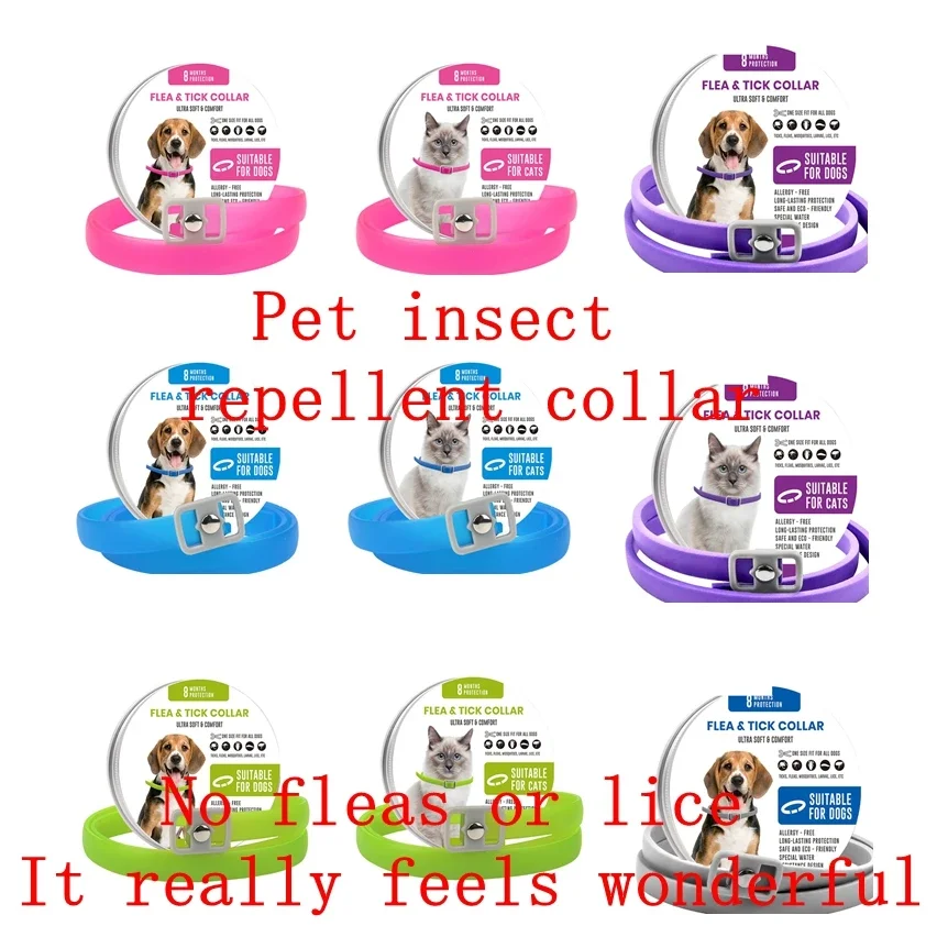 

Pet cats and dogs remove fleas and ticks and remove lice collars adjustable size for pet deworming collars