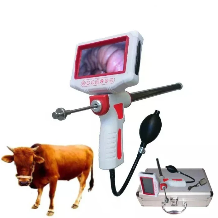 Veterinary Instrument Portable Cattle Cow Artificial Insemination Gun with Camera Artificial Insemination Device