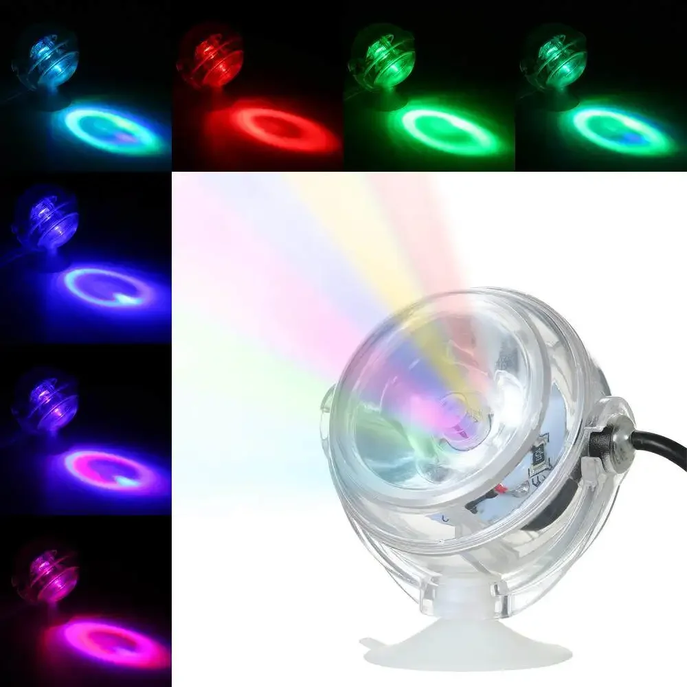 

Aquarium Spotlight USB Colorful Gradient Diving Light LED Small Lamp For Romantic Fish Tank