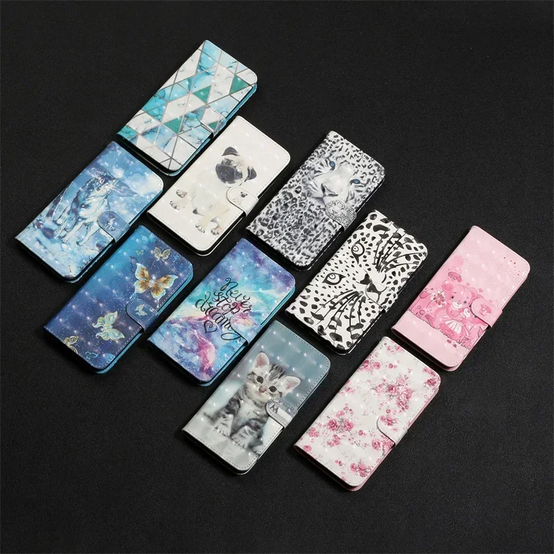 S21 FE S21FE S 21 Case for Samsung Galaxy S21 FE 5G Capa Owl Cover for Galaxy S21 Ultra S21 Plus Etui Leather Wallet Phone Cases