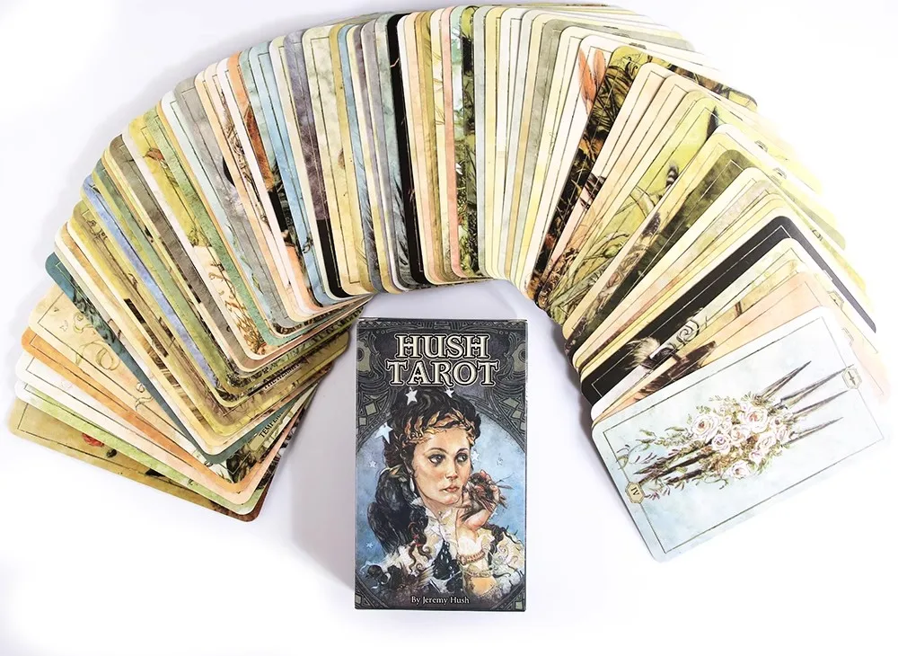 Hush Tarot Deck Oracle Card for Fate Divination Gra planszowa Tarot i różnorodność opcji tarota