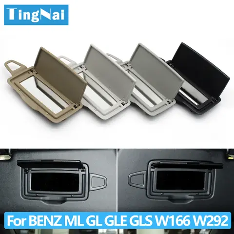 Pare-soleil de voiture W166 W292, couverture de miroir cosmétique de maquillage pour Mercedes Benz ML GL GLE GLS classe ML300 ML350 ML400 GL350 GL400